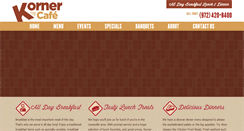 Desktop Screenshot of kornercafe.com